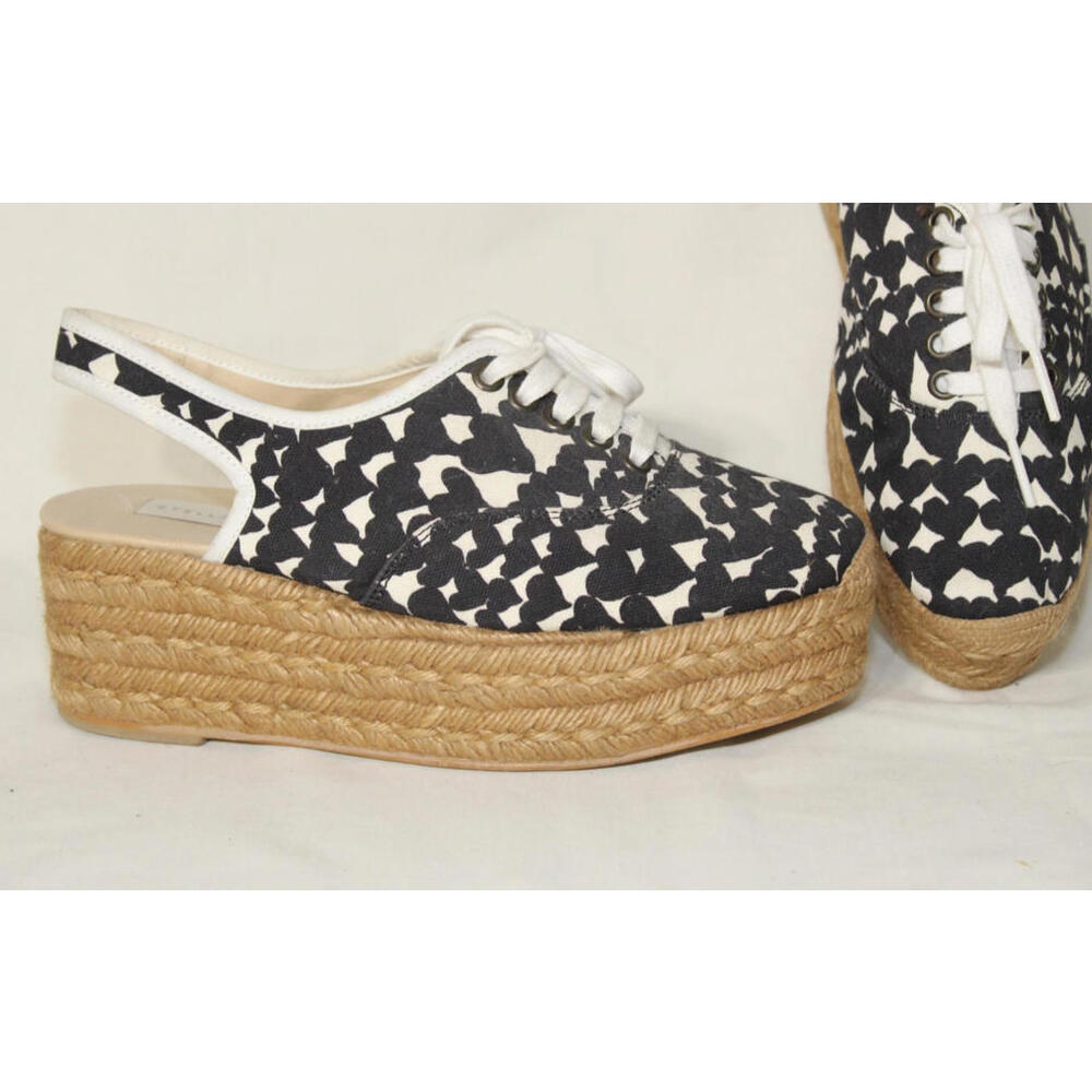 Stella McCartney Canvas Printed Espadrilles sz. 37 - Picture 2 of 11